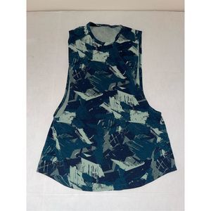 Gymshark Green and Black Tank Top